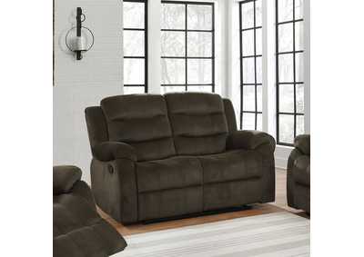 Image for Rodman Pillow Top Arm Motion Loveseat Olive Brown