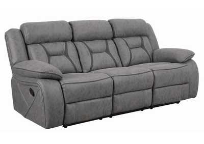 Image for Higgins Pillow Top Arm Upholstered Motion Sofa Grey