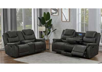 Image for Wyatt 2-piece Upholstered Living Room Set Grey