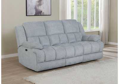 Image for Waterbury Upholstered Power Sofa Grey