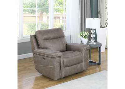 Image for Wixom Power^2 Glider Recliner Taupe