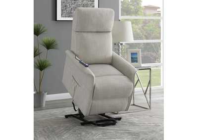 Image for Herrera Power Lift Recliner with Wired Remote Beige