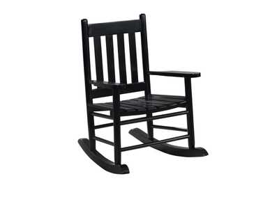 Image for Annie Slat Back Youth Rocking Chair Black