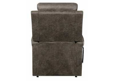 Upholstered Power Lift Recliner Brown,Coaster Furniture