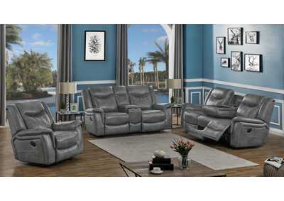 Conrad 3-piece Living Room Set Grey,Coaster Furniture