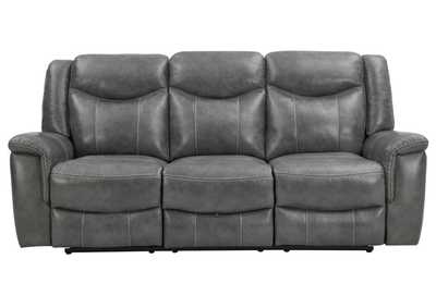 Conrad Upholstered Motion Sofa Cool Grey,Coaster Furniture