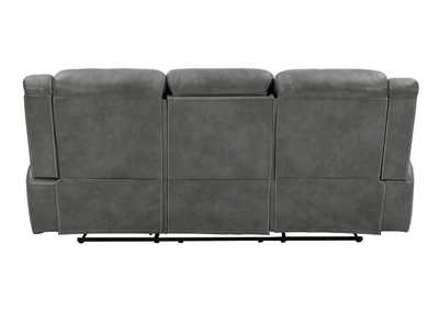 Conrad Upholstered Motion Sofa Cool Grey,Coaster Furniture