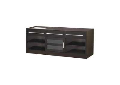 Image for Cappuccino Contemporary Cappuccino TV Console W/ Connect-It Power Drawer