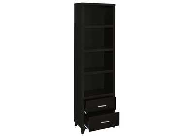 Lewes 2-drawer Media Tower Cappuccino,Coaster Furniture