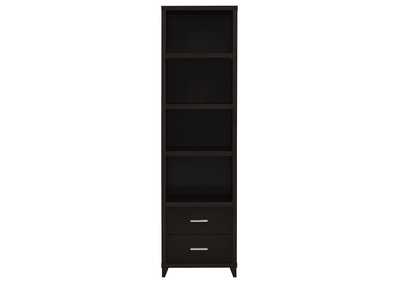 Lewes 2-drawer Media Tower Cappuccino,Coaster Furniture