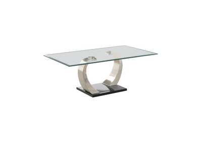 Iron Contemporary Coffee Table,Coaster Furniture