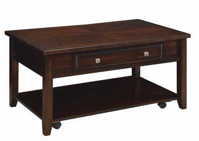 Rectangular Lift Top Coffee Table Walnut,Coaster Furniture
