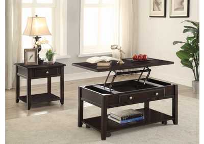 Rectangular Lift Top Coffee Table Walnut,Coaster Furniture