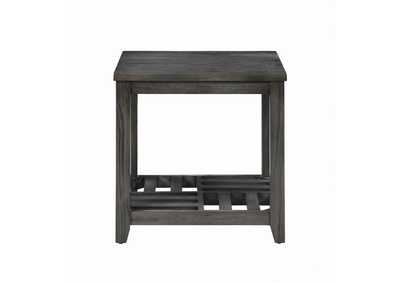 Cliffview 1-shelf Rectangular End Table Grey,Coaster Furniture