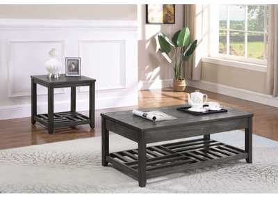 Cliffview Lift Top Coffee Table with Storage Cavities Grey,Coaster Furniture