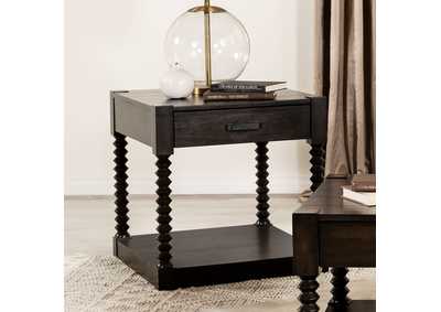 Image for Meredith 1-drawer End Table Coffee Bean