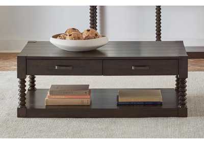 Image for Christine 2-drawer Coffee Table Coffee Bean