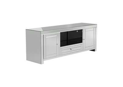 Image for 2-Door Tv Console Silver