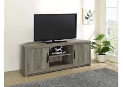 Image for 2-door TV Console with Adjustable Shelf Grey Driftwood