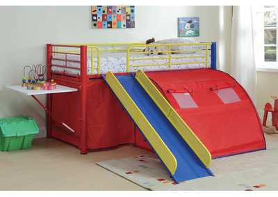 Image for Twin Bunkbed w/ Slide & Tent