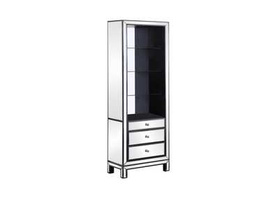 Image for 3-drawer Media Tower Black Titanium and Silver