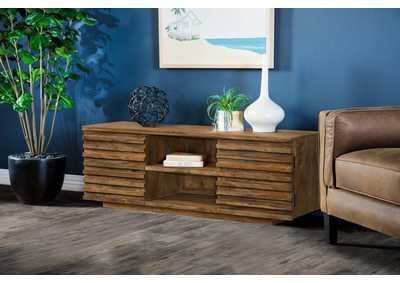 Image for Julia 2-Door Tv Console With Adjustable Shelf Natural