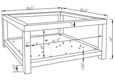 max glass coffee table