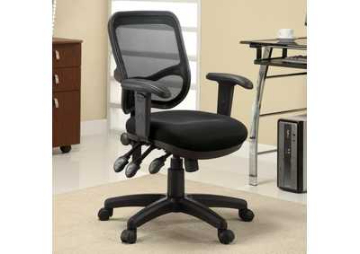 Image for Adjustable Height Office Chair Black