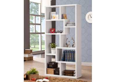 Image for Theo 10-Shelf Bookcase White