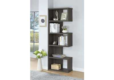 Joey 5-Tier Bookcase Weathered Grey