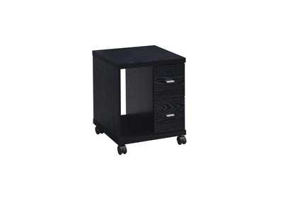 Image for Russell 2-drawer CPU Stand Black Oak
