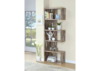 Image for Joey 5-Tier Bookcase Salvaged Cabin