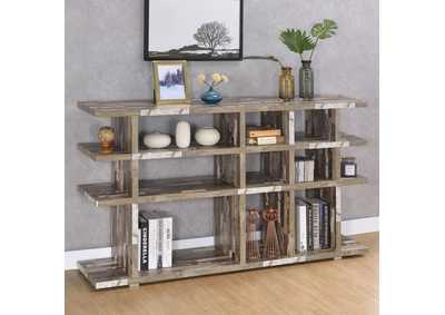 Image for Santos 3-Tier Open Bookcase Salvaged Cabin