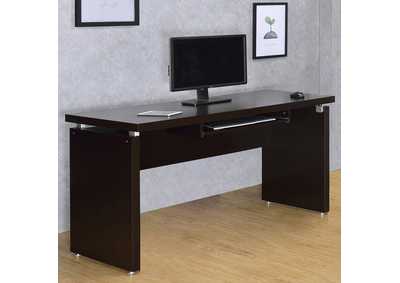 Image for Skylar Computer Desk with Keyboard Drawer Cappuccino