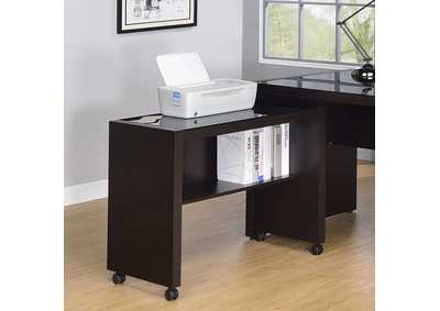 Skeena Mobile Return with Casters Cappuccino,Coaster Furniture