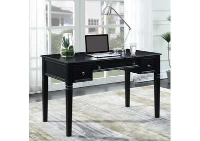 Image for Constance Writing Desk with Power Outlet Black