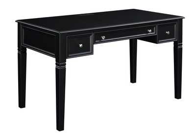Constance Writing Desk with Power Outlet Black
