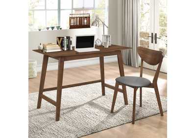 Karri 2-piece Writing Desk Set Walnut,Coaster Furniture