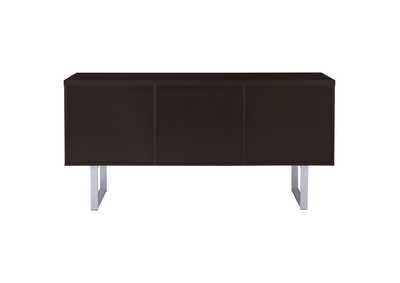 Lawtey 5-drawer Credenza with Adjustable Shelf Cappuccino,Coaster Furniture