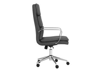 Ximena High Back Upholstered Office Chair Grey,Coaster Furniture