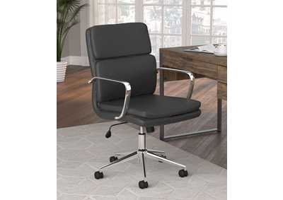Image for Ximena Standard Back Upholstered Office Chair Black