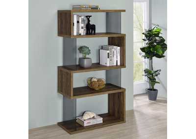 Image for Emelle 4 - shelf Bookcase with Glass Panels