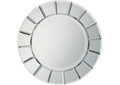 Image for Fez Round Sun-Shaped Mirror Silver