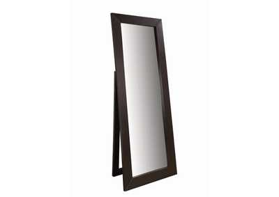Image for Toga Rectangular Floor Mirror Cappuccino