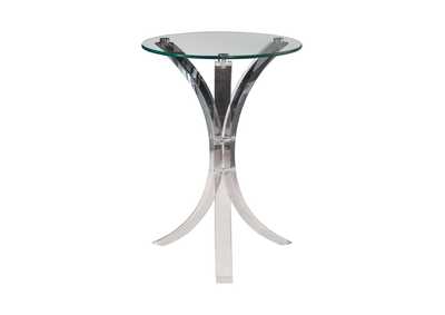 Image for Round Accent Table Clear