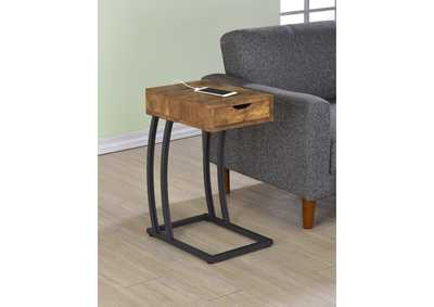 Antique Nutmeg Industrial Antique Nutmeg Accent Table,Coaster Furniture
