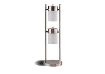 Image for Adjustable Swivel Table Lamp Brushed Silver