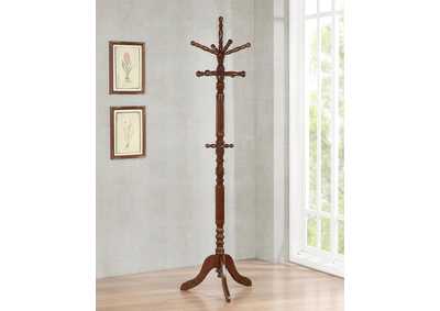 Image for Achelle Coat Rack With 11 Hooks Tobacco