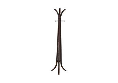 Image for Coat Rack with 6 Hooks Cappuccino