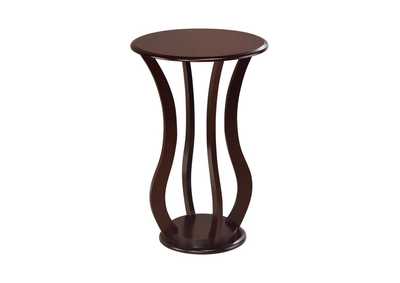 Elton Round Top Accent Table Cherry